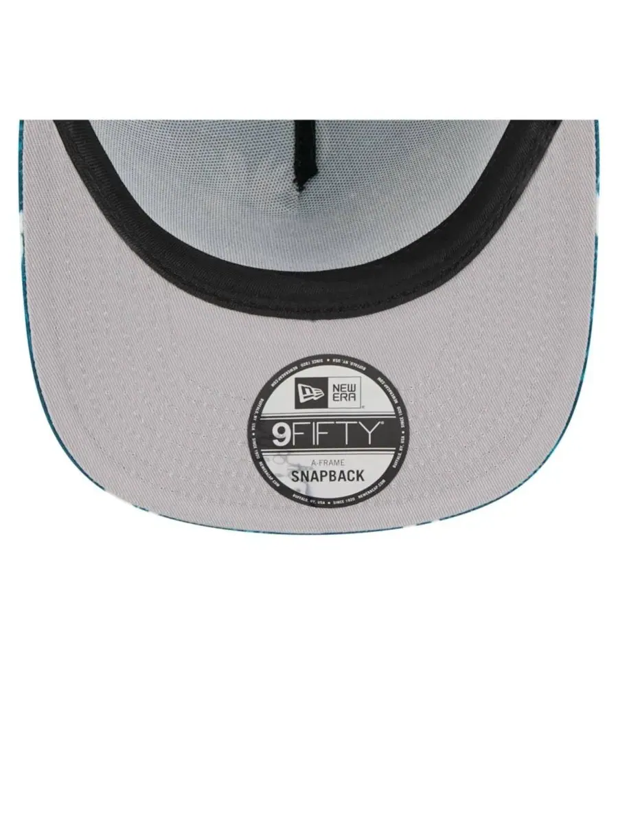 Кепка-снэпбек с принтом Philadelphia Eagles Palm Print New Era — изображение 5 из 5, зеленый