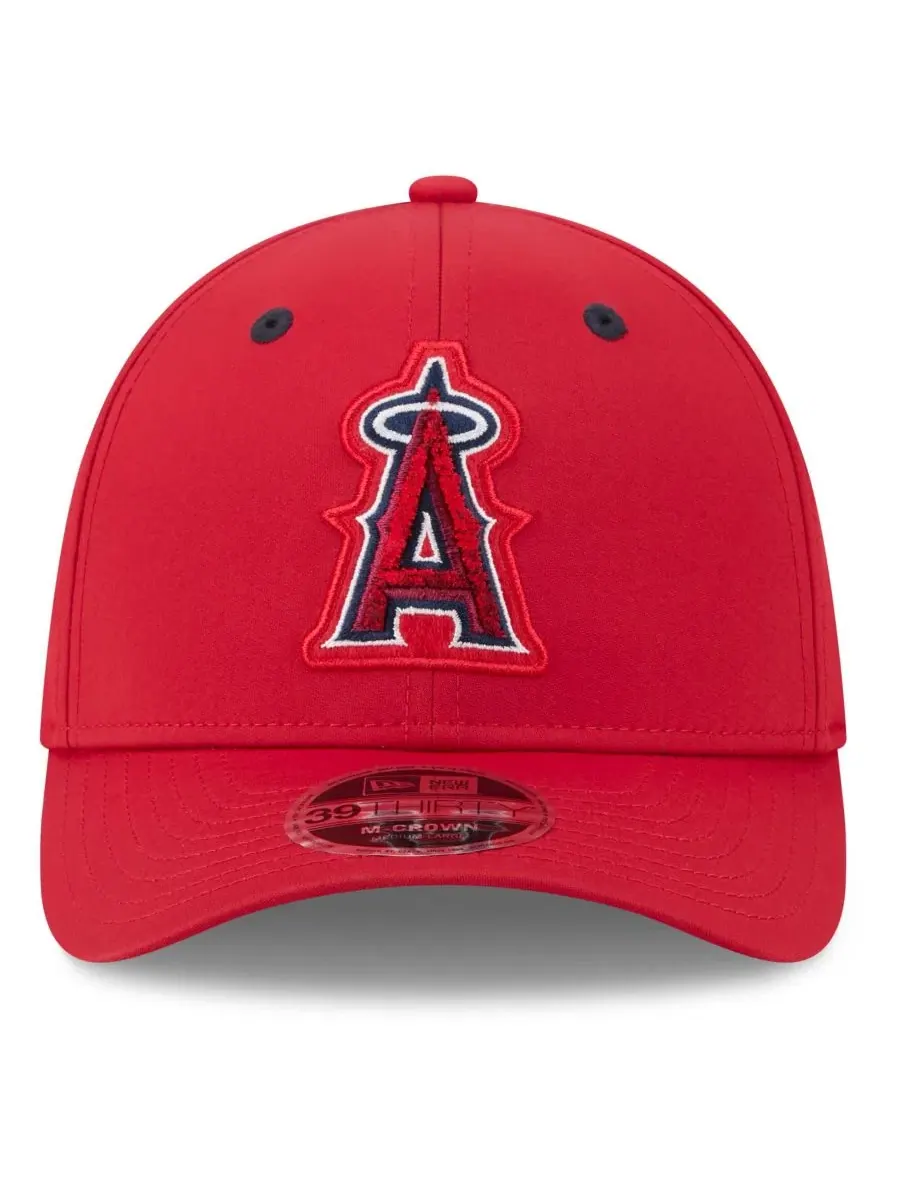Кепка New Era с вышивкой Los Angeles Angels — изображение 2 из 5, красный