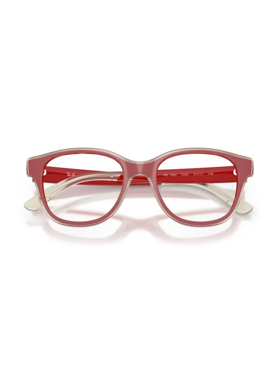Детские очки RB1950 Ray-Ban — изображение 5 из 5, красный прозрачный