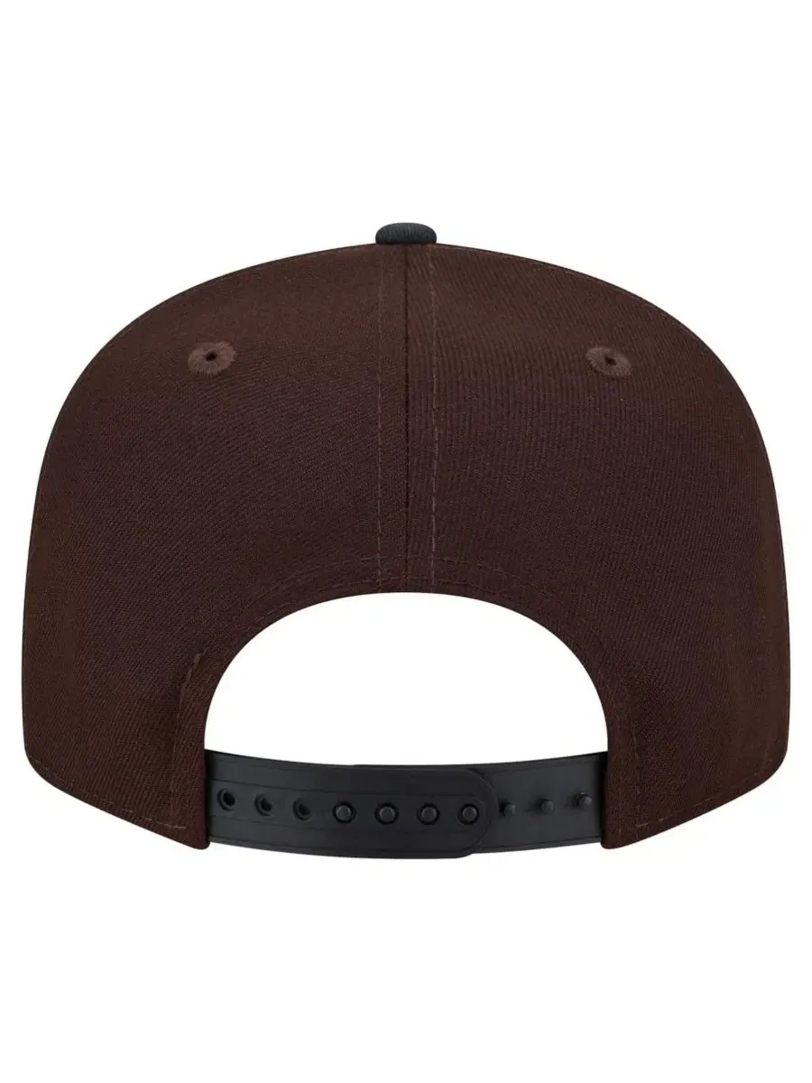 Кепка-снэпбек с принтом Burnt Wood Camo New Era — изображение 3 из 5, коричневый