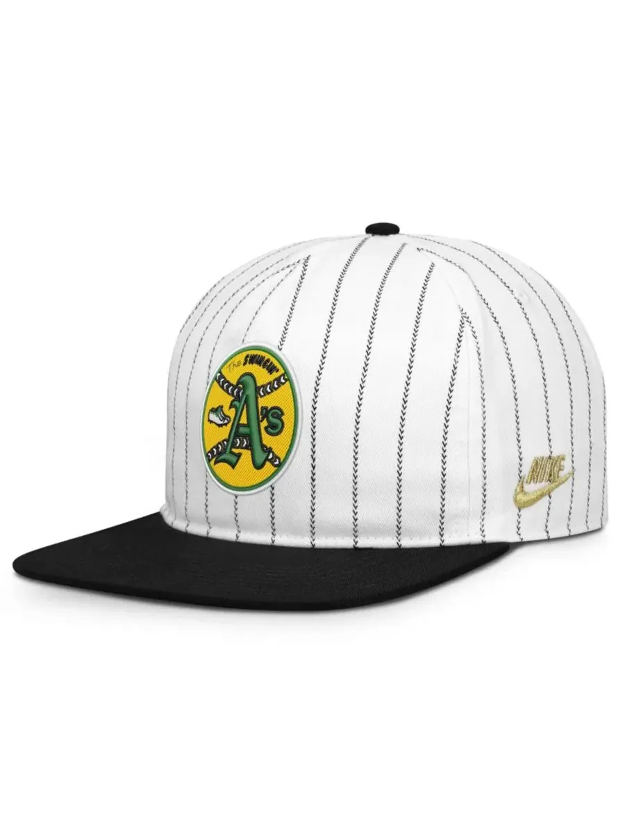 Бейсболка с высокой тульей, с регулируемой застежкой, Oakland Athletics Cooperstown Collection Pro
