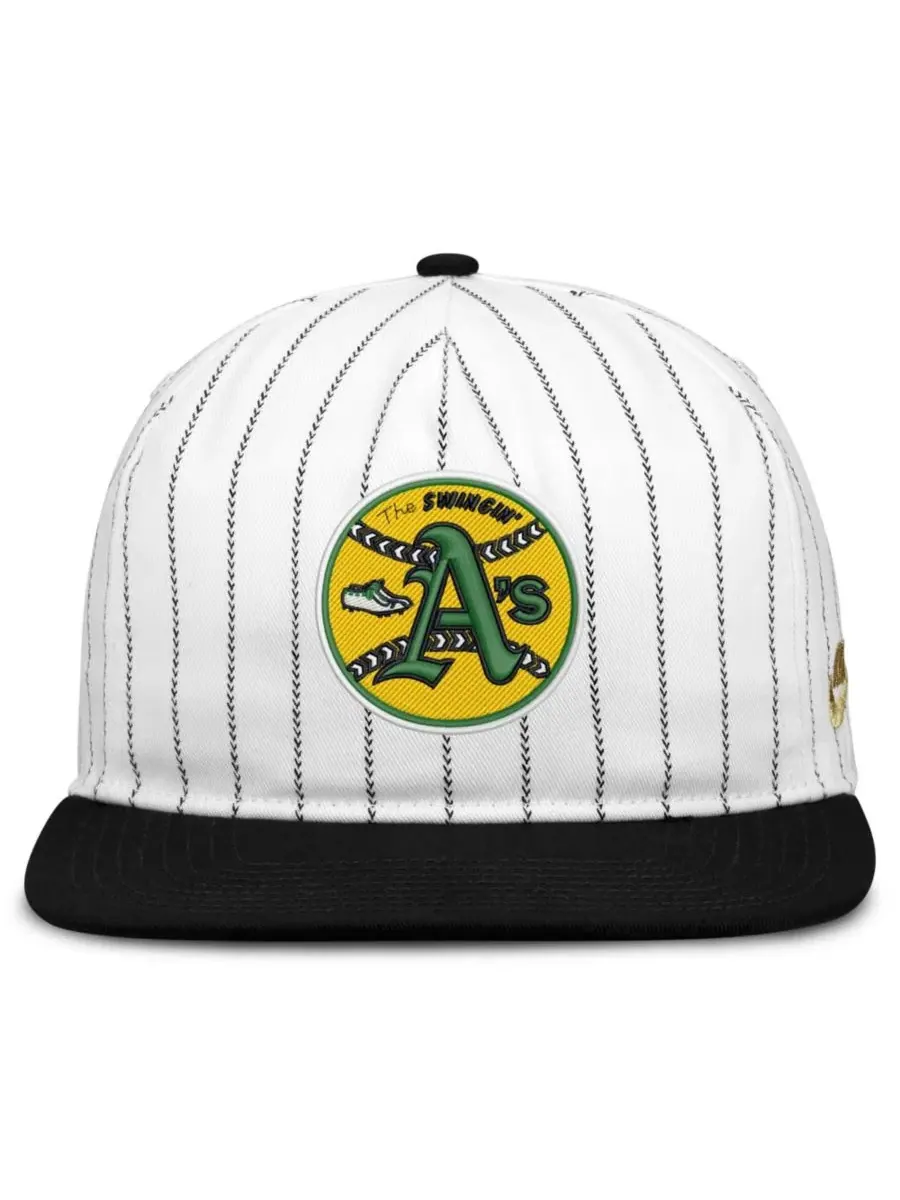 Бейсболка с высокой тульей, с регулируемой застежкой, Oakland Athletics Cooperstown Collection Pro — изображение 2 из 4