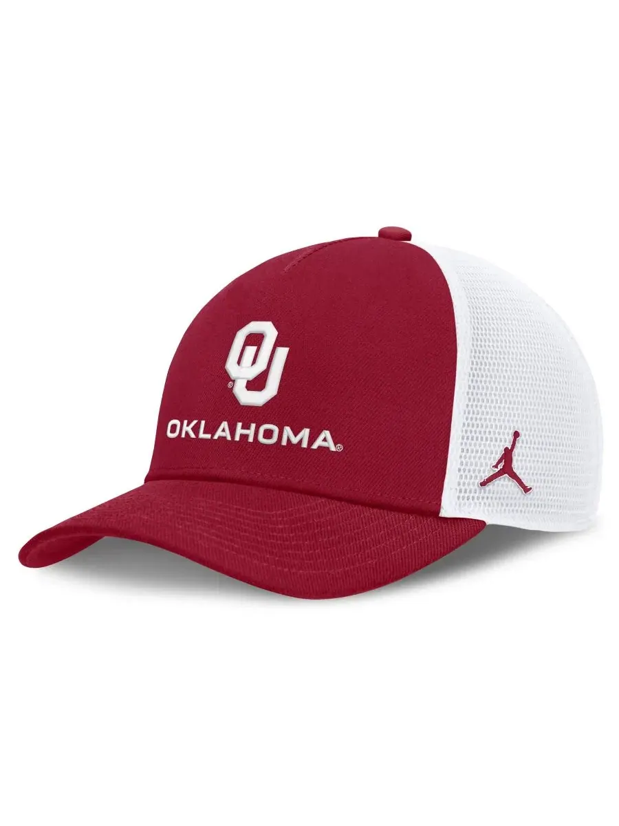 Кепка-тракер с эмблемой Oklahoma Sooners, модель 2026 On-Field Gameday Jordan