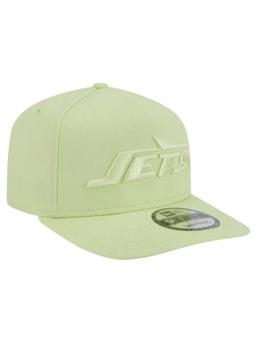 New Era Мужская светло-зеленая кепка-снепбек New York Jets Color Pack 9FIFTY — изображение 3 из 4, светлый зеленый