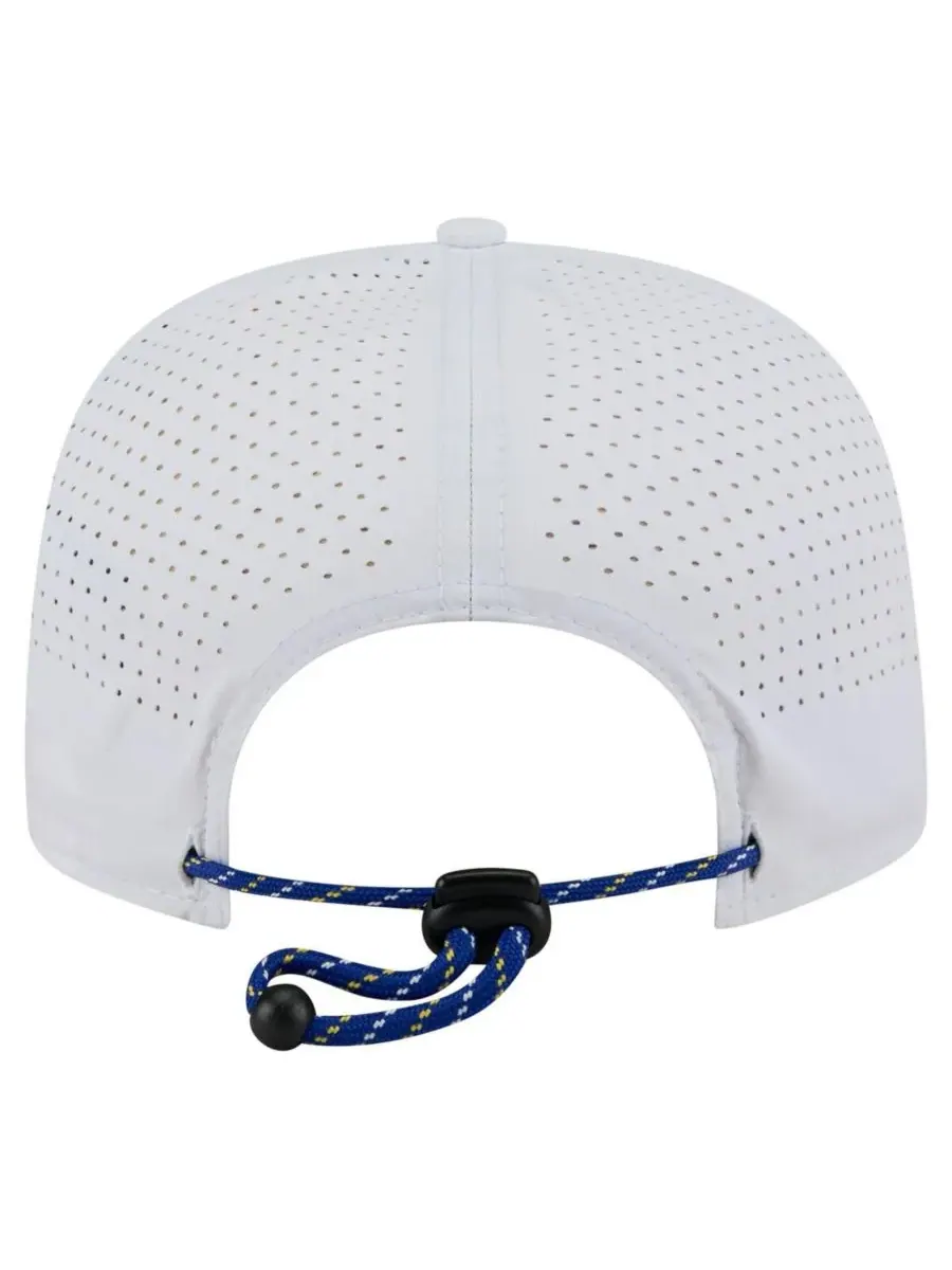 New Era Мужская белая регулируемая кепка для гольфа Golden State Warriors Performance Rope — изображение 4 из 4, белый