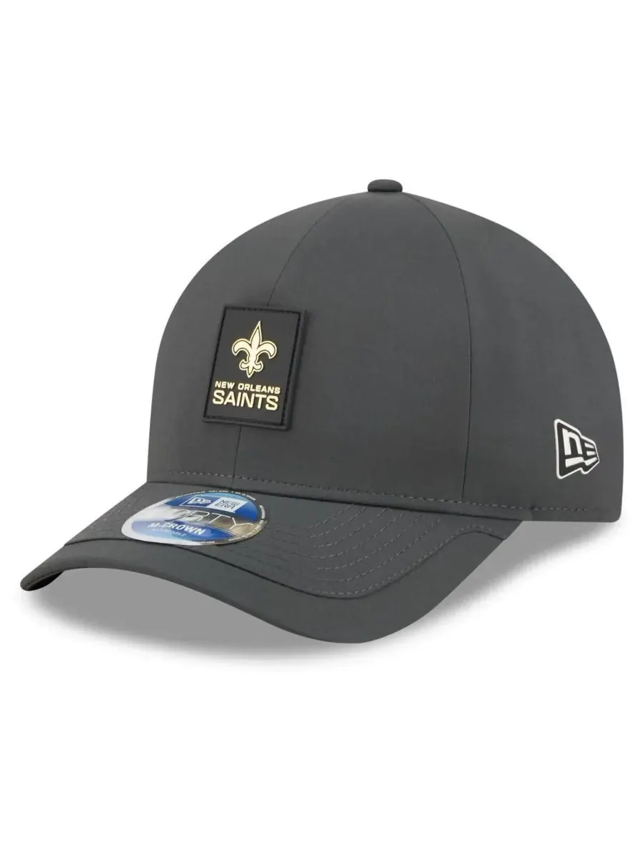 New Era Мужская кепка 9FORTY M-Crown с регулируемой высотой, угольного цвета, для холодной погоды