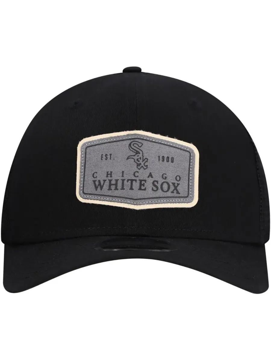 New Era Мужская черная бейсболка Chicago White Sox с маркировкой 9SEVENTY, регулируемая по высоте и — изображение 5 из 5