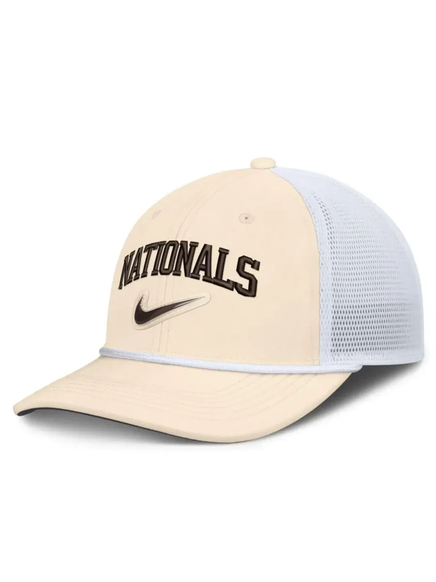 Бейсболка Nike Rise Dri-FIT Trucker с вышивкой Washington Nationals