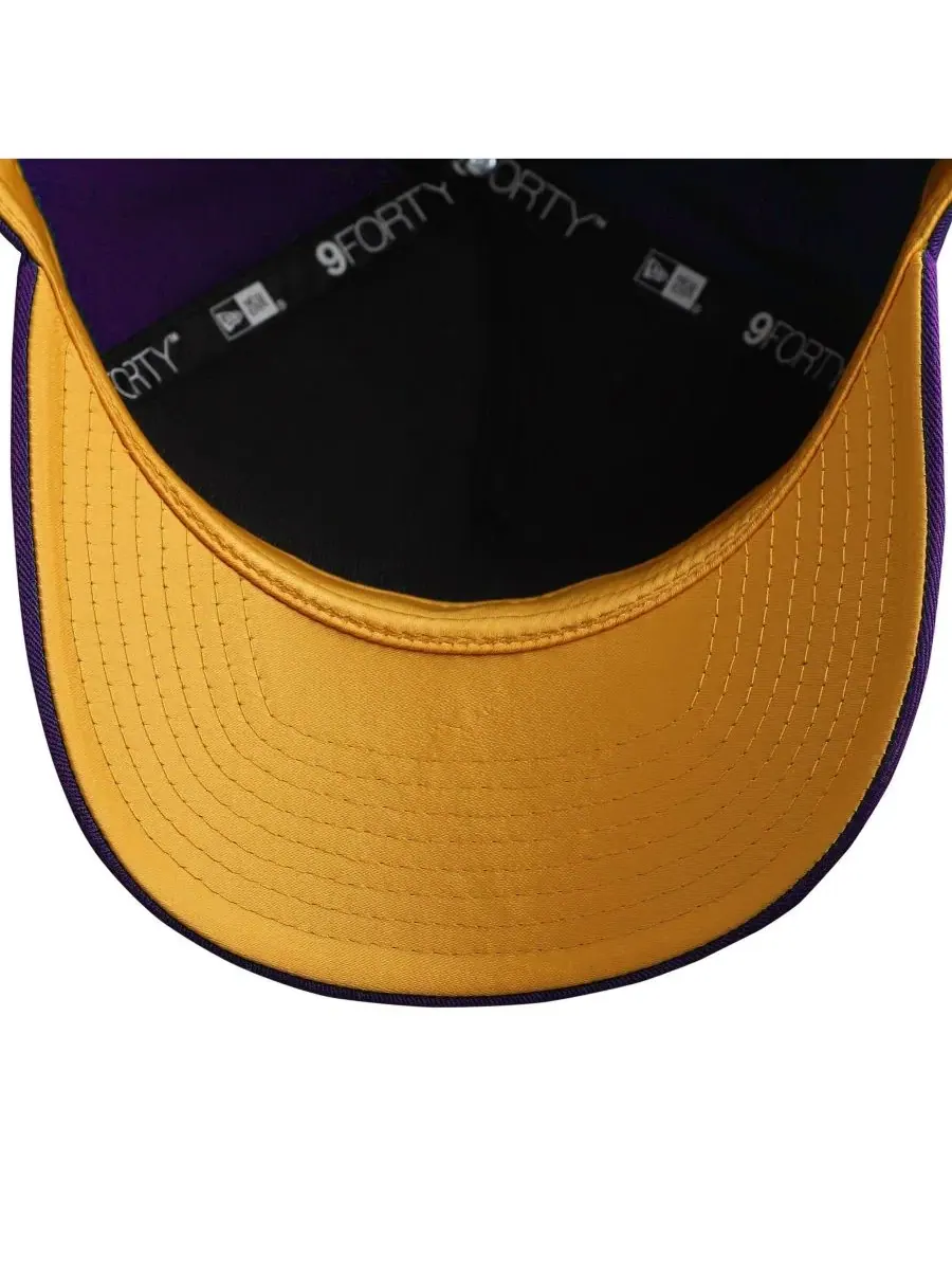 Бейсболка с вышивкой Minnesota Vikings Metallic 9FORTY M-Crown A-Frame New Era — изображение 2 из 5, фиолетовый