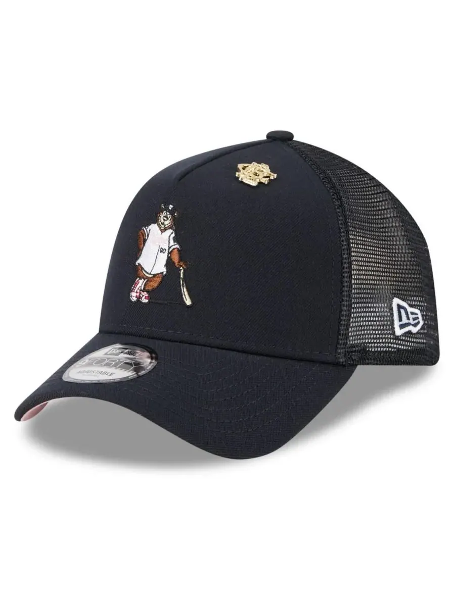 New Era Мужская темно-синяя регулируемая кепка-тракер Minnesota Twins 2025 Big League Chew A-Frame