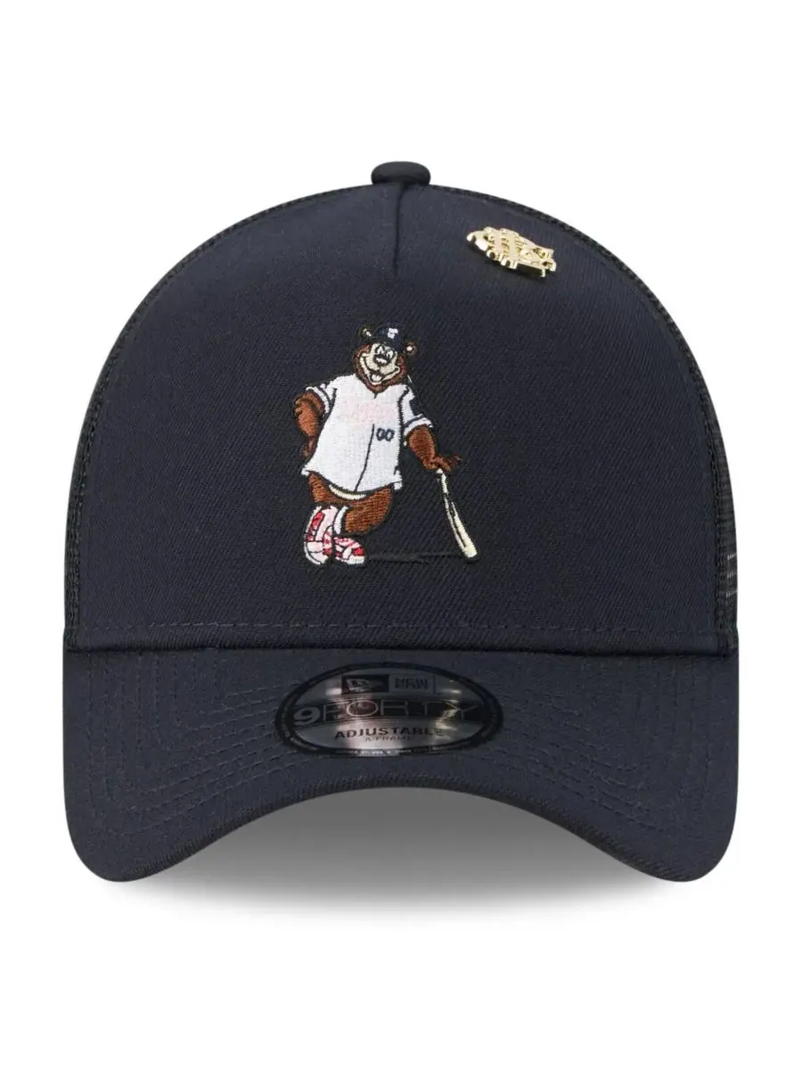 New Era Мужская темно-синяя регулируемая кепка-тракер Minnesota Twins 2025 Big League Chew A-Frame — изображение 4 из 4