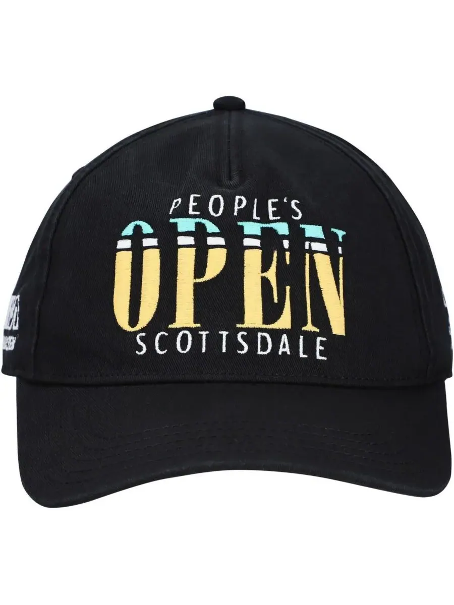 Barstool Golf Мужская черная регулируемая кепка WM Phoenix Open Roscoe — изображение 3 из 4, черный