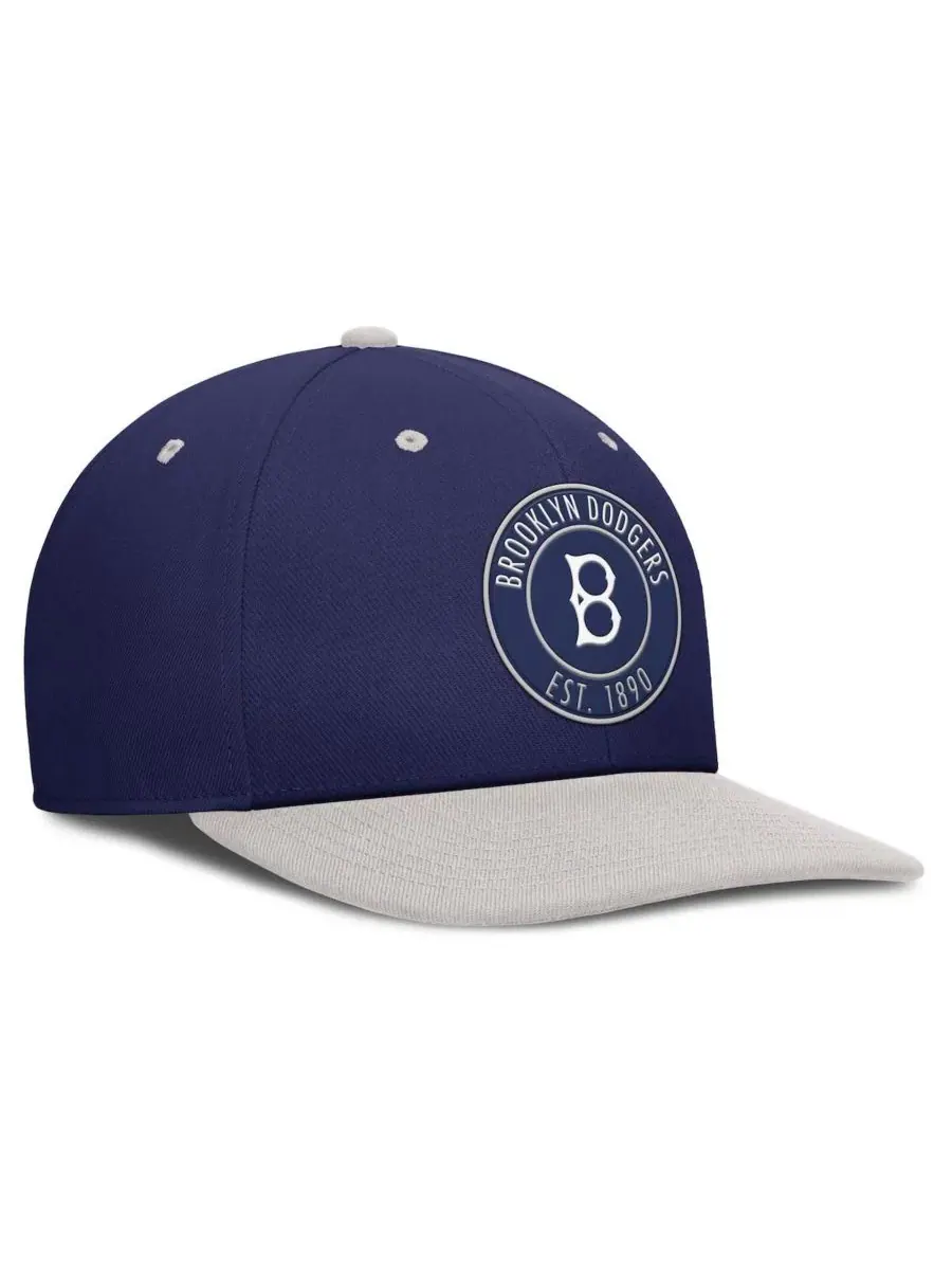 Кепка-снапбек с вышивкой Brooklyn Dodgers Cooperstown Collection Pro Dri-FIT Nike — изображение 3 из 4