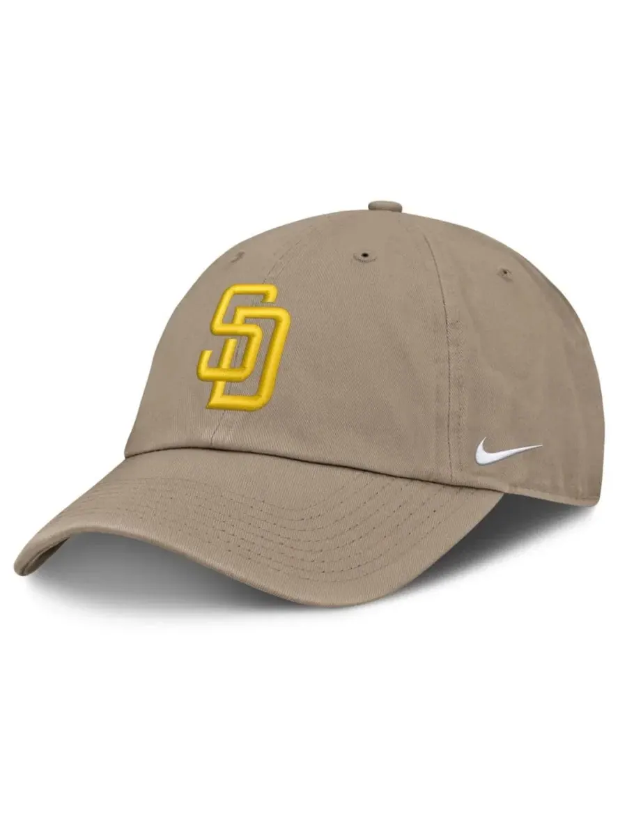 Кепка Nike с вышивкой San Diego Padres — изображение 3 из 4, хаки