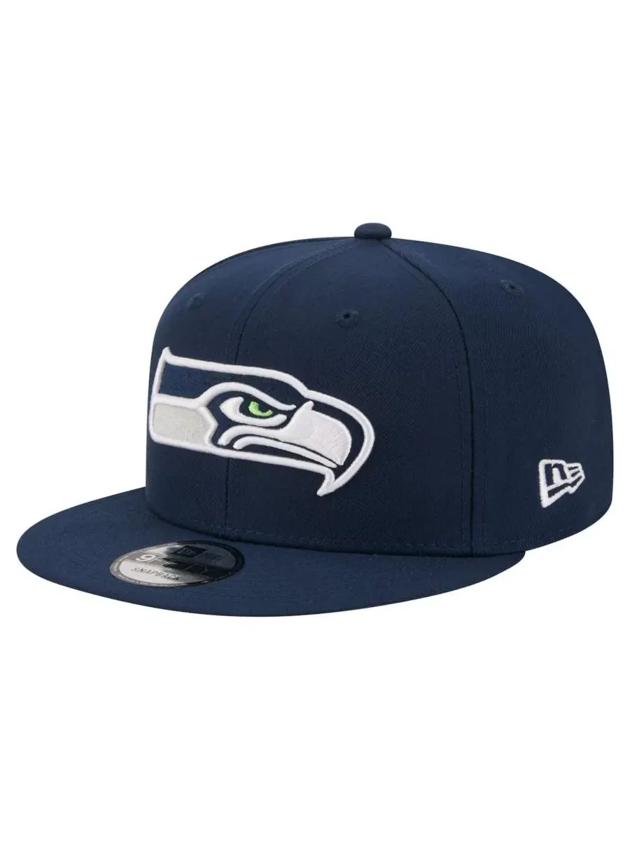 Кепка-снапбек с высокой тульей, с вышивкой Seattle Seahawks New Era