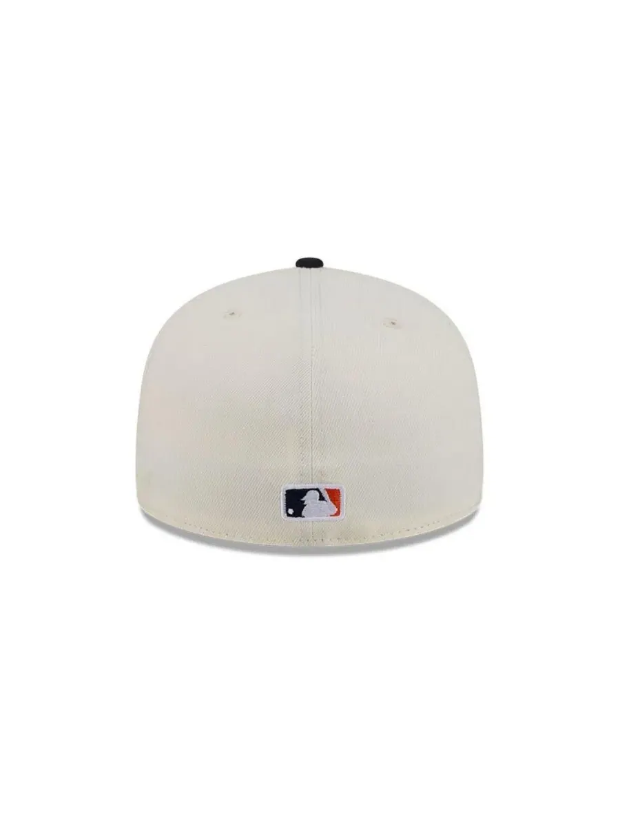 Кепка New Era с вышивкой Detroit Tigers, Bullpen Cart — изображение 4 из 5, кремовый темно-синий