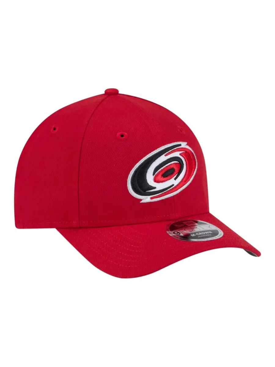 Бейсболка New Era 9FORTY M-Crown с вышитым логотипом Carolina Hurricanes — изображение 3 из 5, красный