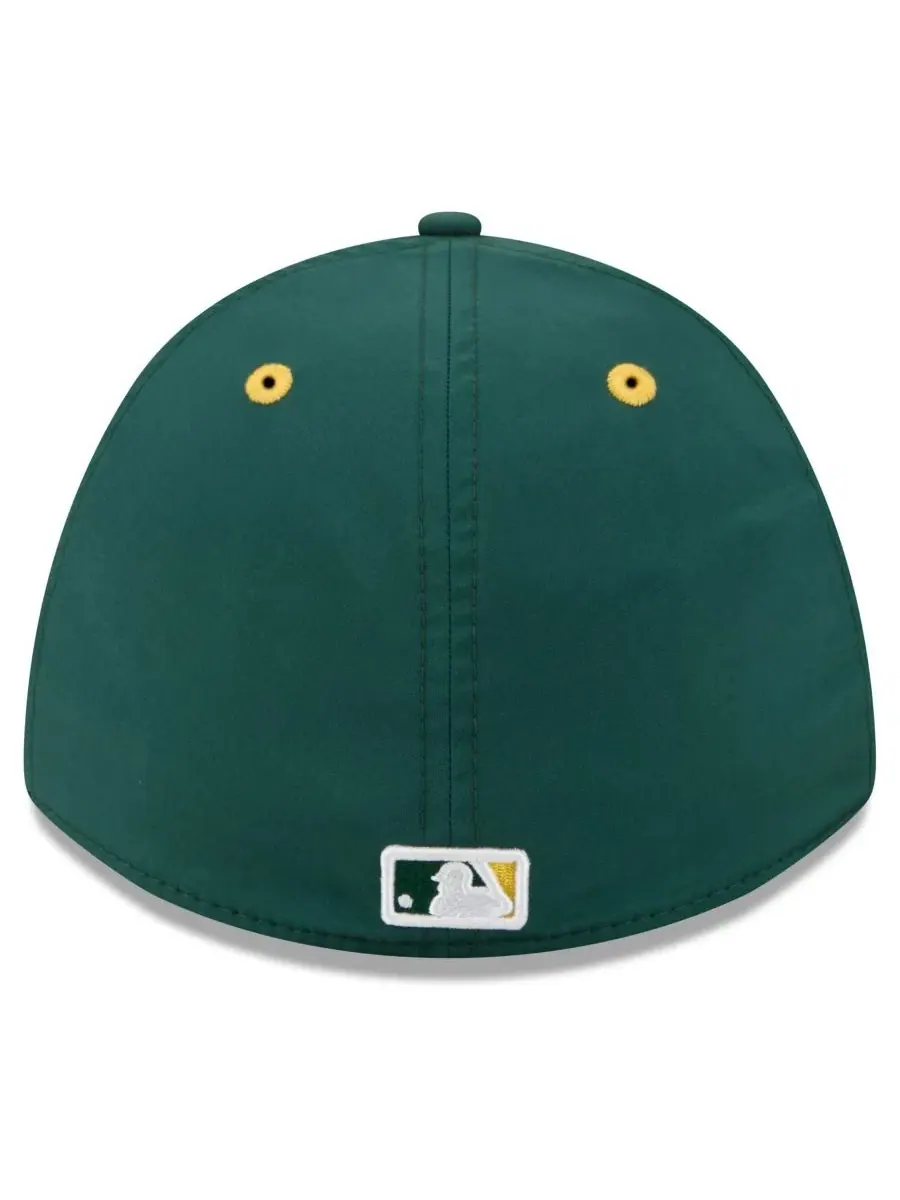 Кепка M-Crown Flex Hat с вышивкой Athletics New Era — изображение 4 из 5, зеленый