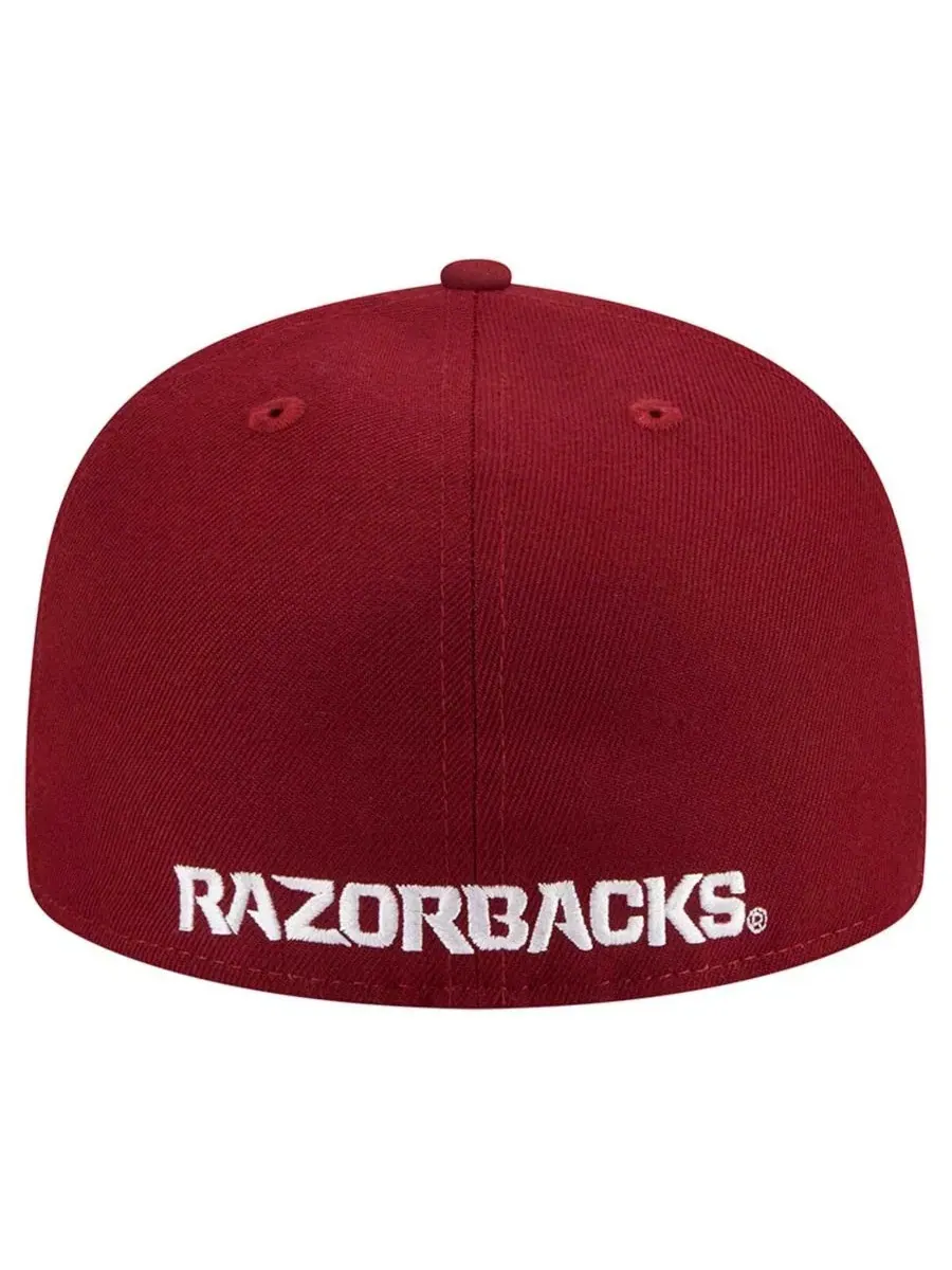 Бейсболка New Era с вышивкой Arkansas Razorbacks — изображение 3 из 5, красный