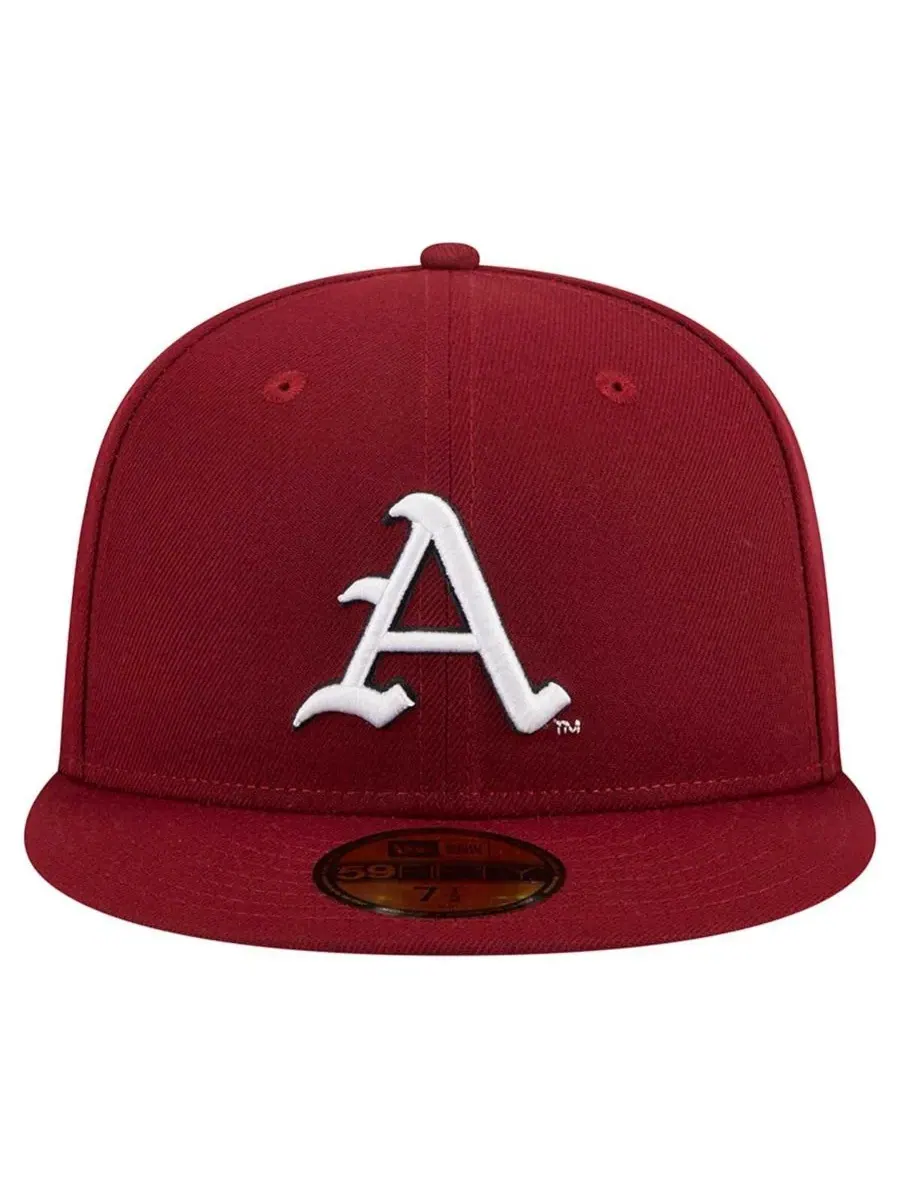 Бейсболка New Era с вышивкой Arkansas Razorbacks — изображение 5 из 5, красный