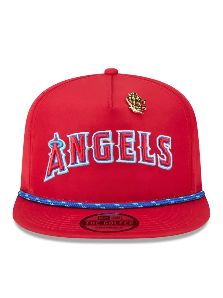 New Era Мужская красная кепка-бейсболка Los Angeles Angels 2025 Big League Chew с регулируемой — изображение 3 из 4, красный