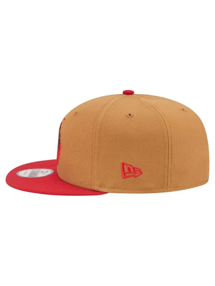 Кепка-снэпбек с вышивкой Ice Cream New Era — изображение 7 из 7, хаки красный