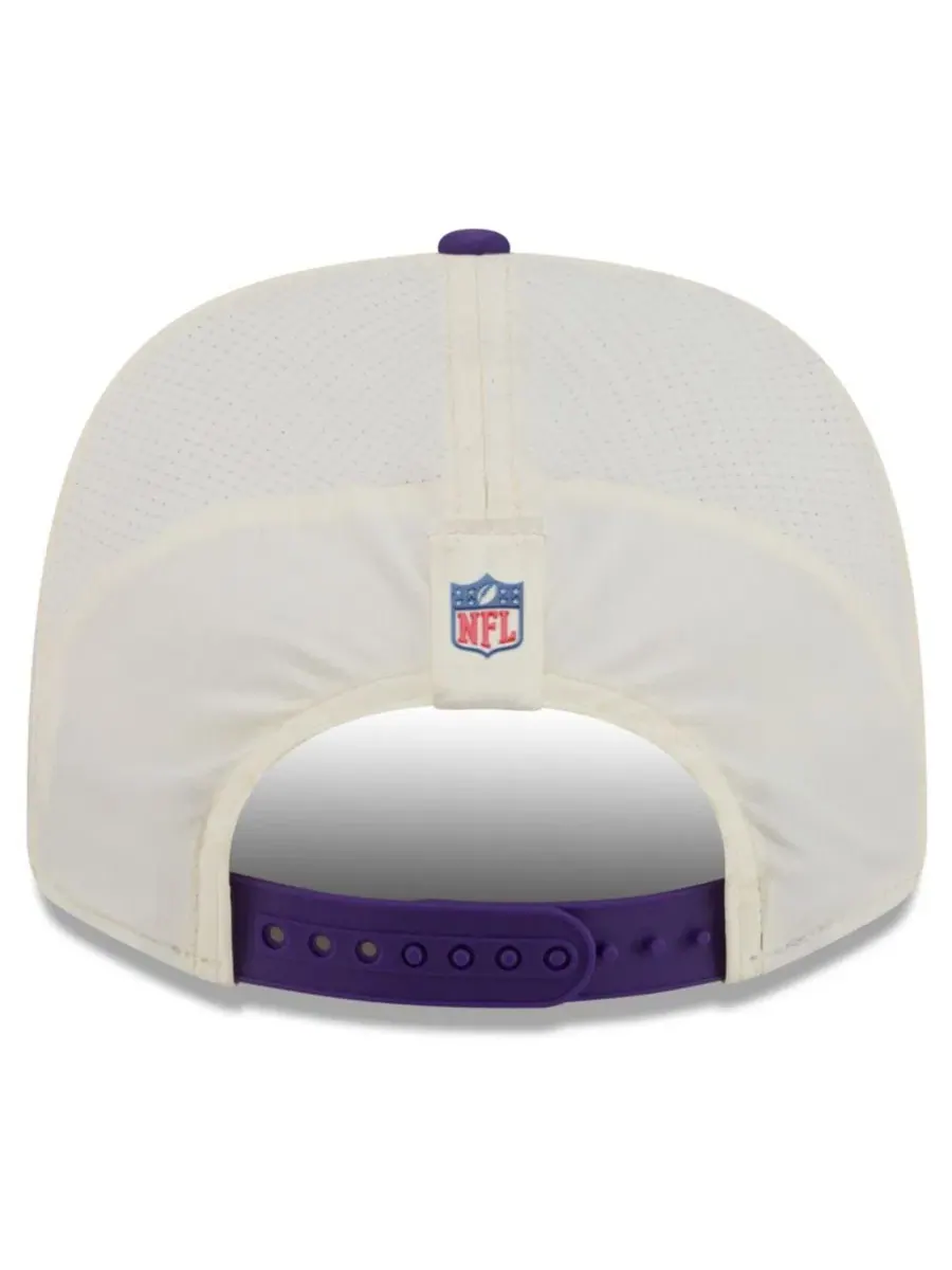 Бейсболка New Era Minnesota Vikings 2026 NFL Training Camp 9SEVENTY — изображение 4 из 5, кремовый фиолетовый