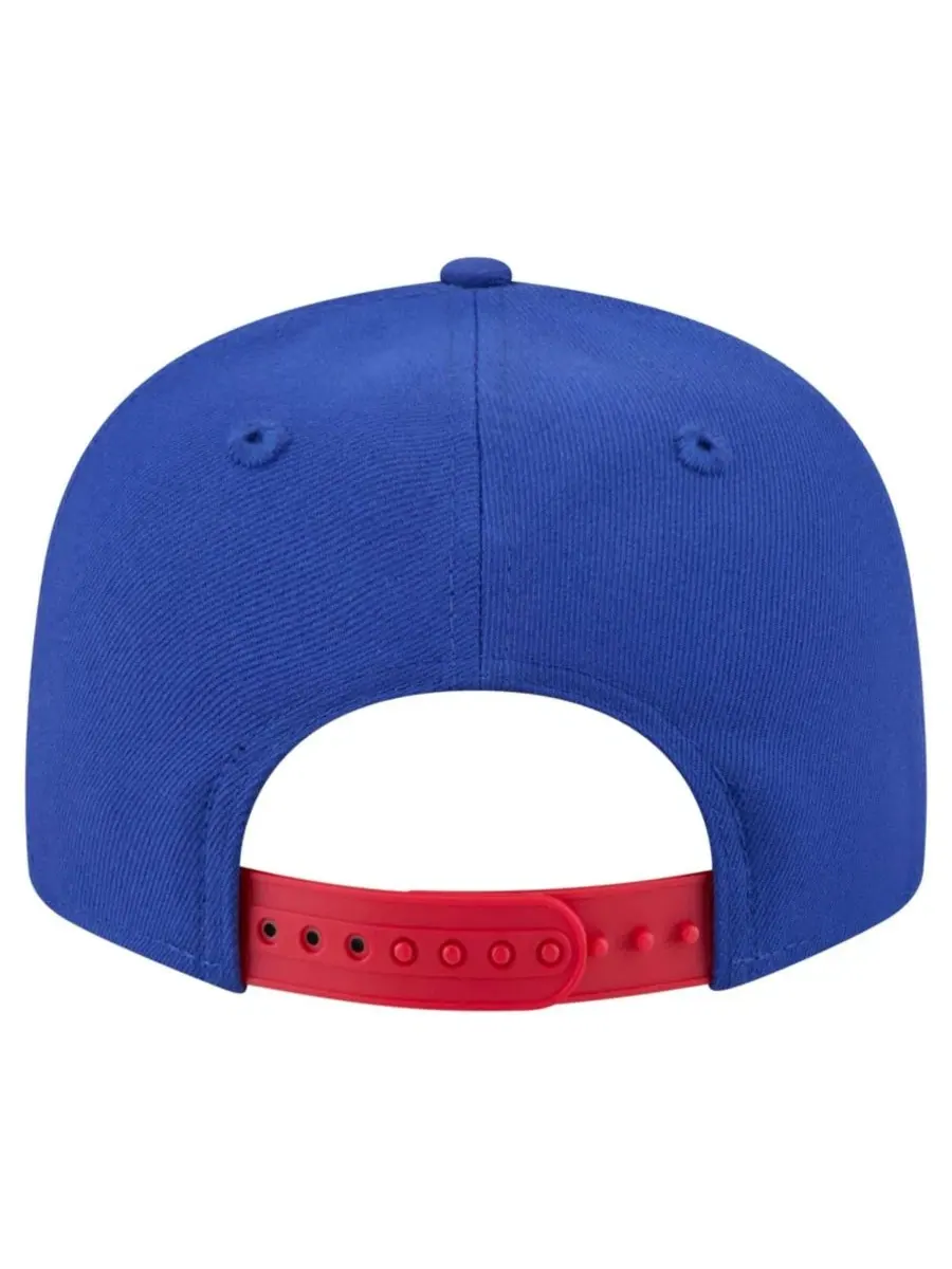 Кепка-снэпбек с высокой тульей New Era Core Team Script 9FIFTY — изображение 4 из 7, королевский