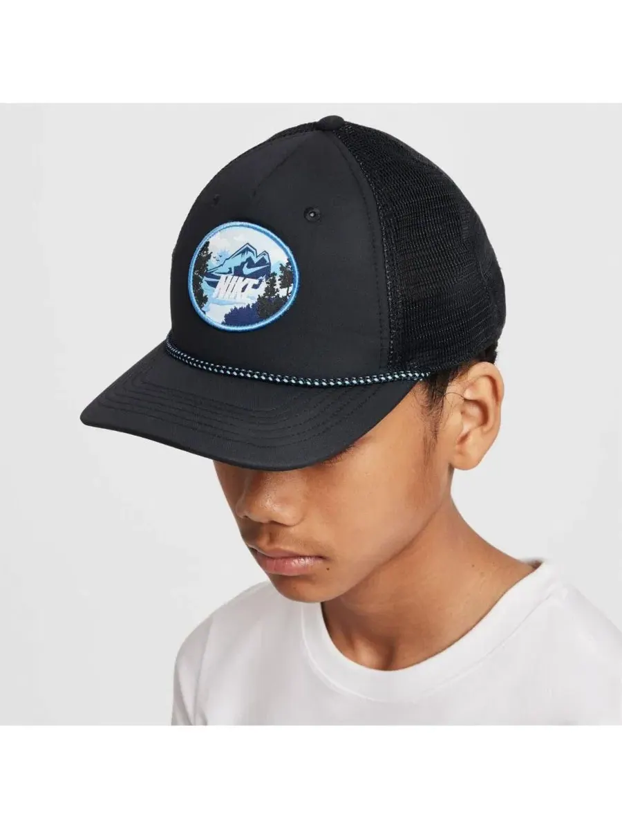 Кепка Nike Rise Trucker Adjustable Hat — изображение 2 из 5, черный