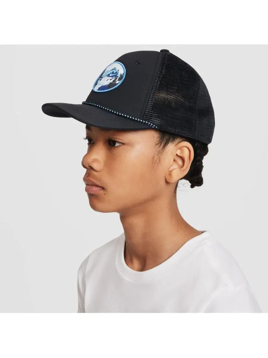 Кепка Nike Rise Trucker Adjustable Hat — изображение 4 из 5, черный