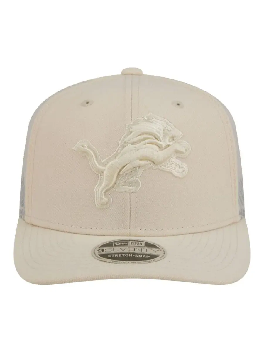 Кепка New Era Detroit Lions 9SEVENTY — изображение 4 из 4, бежевый