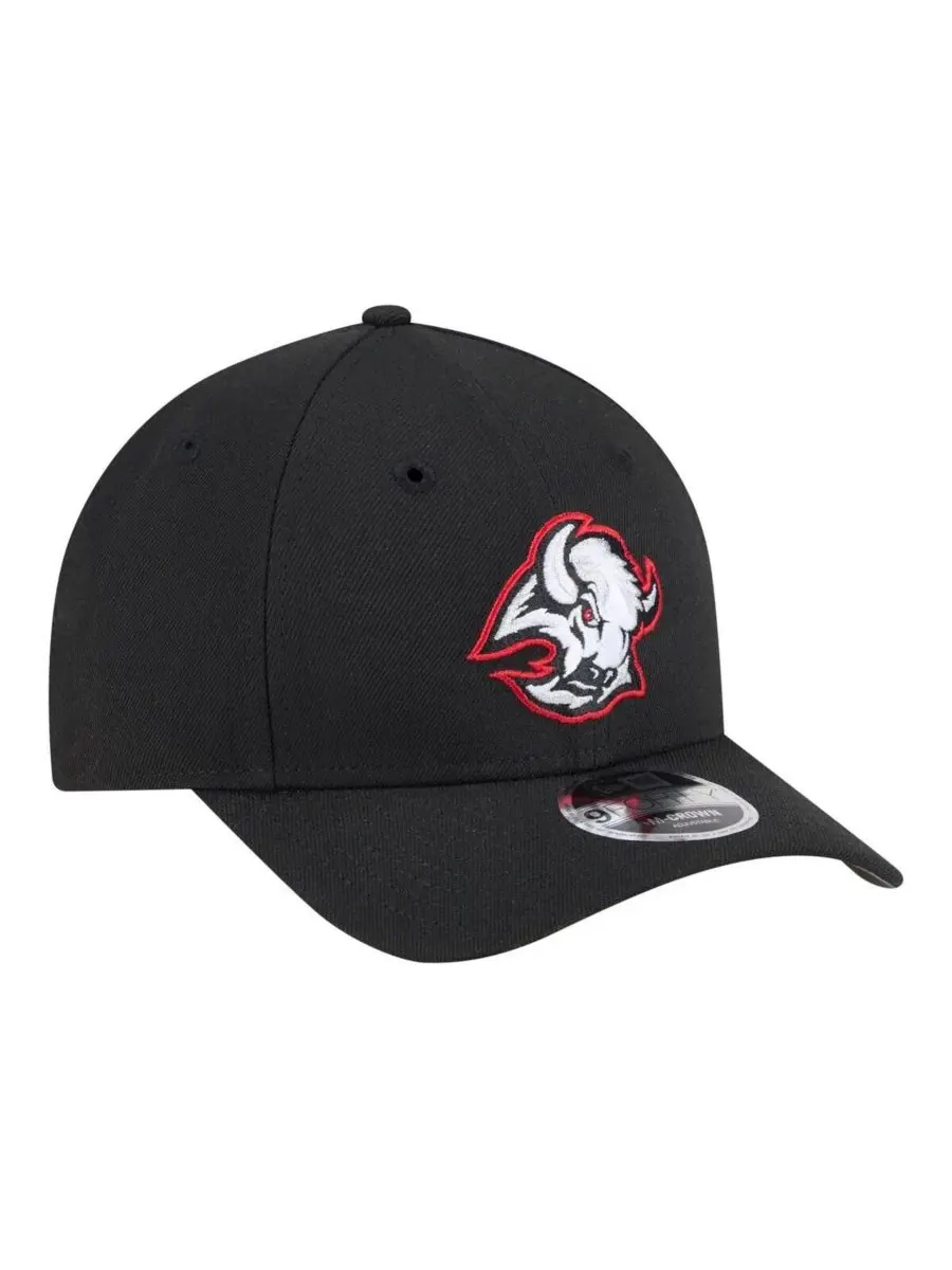 Кепка New Era 9FORTY M-Crown с вышитым логотипом Buffalo Sabres — изображение 2 из 4, черный