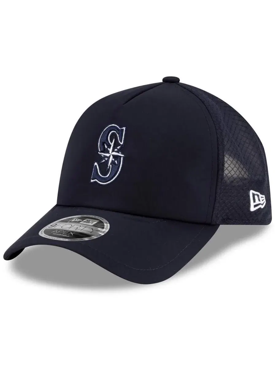 Кепка-тракер с вышитым логотипом Seattle Mariners New Era