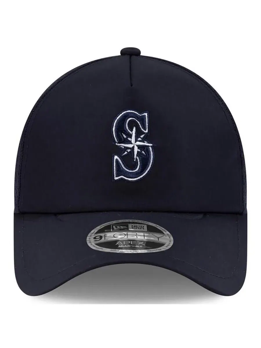 Кепка-тракер с вышитым логотипом Seattle Mariners New Era — изображение 2 из 4, темно-синий
