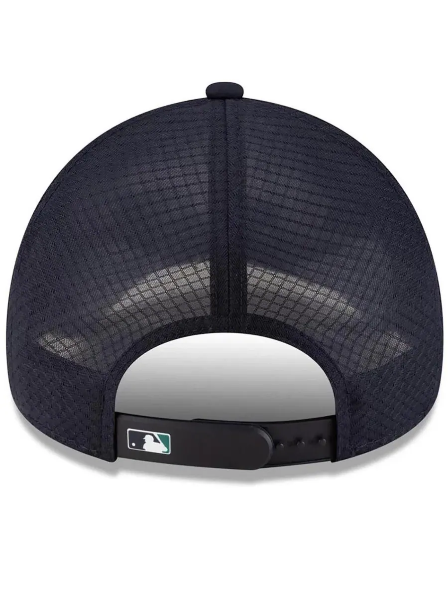 Кепка-тракер с вышитым логотипом Seattle Mariners New Era — изображение 4 из 4, темно-синий