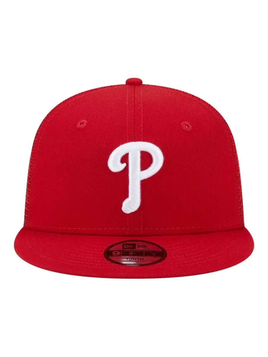 Кепка-снэпбек Philadelphia Phillies 9FIFTY с вышитым логотипом New Era — изображение 2 из 5, красный
