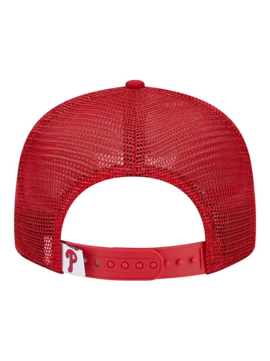 Кепка-снэпбек Philadelphia Phillies 9FIFTY с вышитым логотипом New Era — изображение 4 из 5, красный