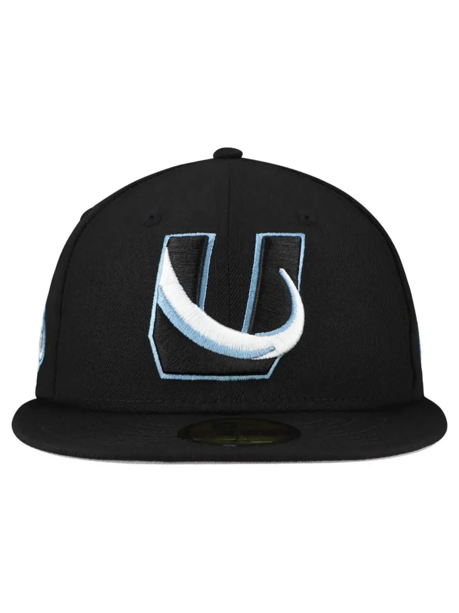 New Era Мужская черная бейсболка Utah Mammoth Team Secondary 59FIFTY — изображение 4 из 4, черный