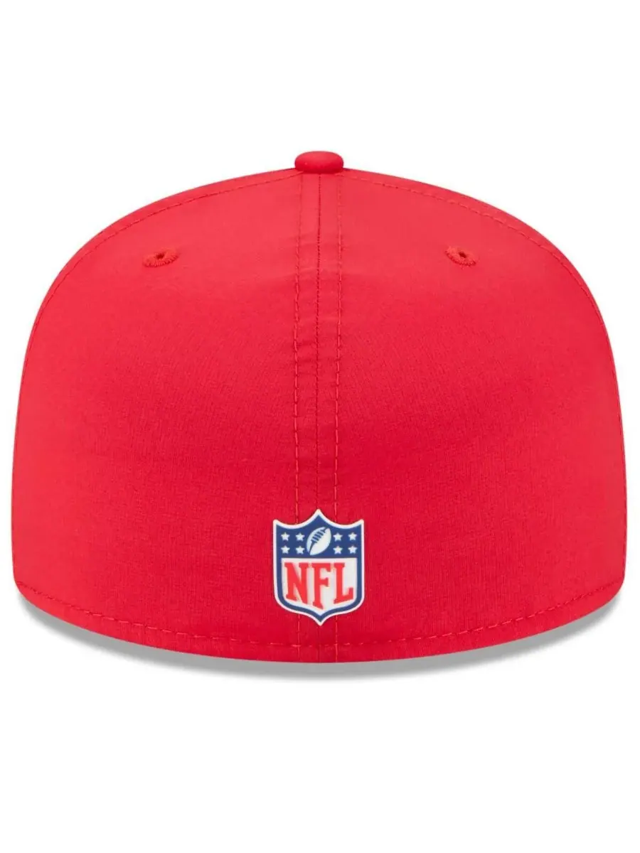 New Era Мужская красная бейсболка Kansas City Chiefs 2025 Sideline 59FIFTY — изображение 3 из 5, красный