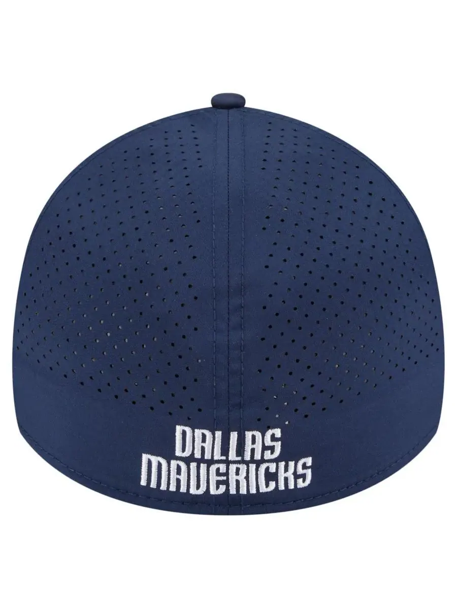 New Era Мужская синяя кепка Dallas Mavericks Featherweight Poly Rope Flex 39Thirty — изображение 4 из 5, синий