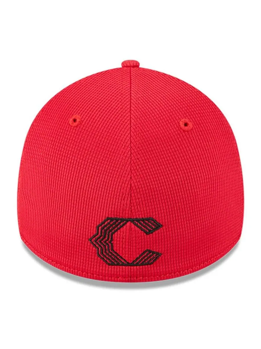 New Era Мужская красная бейсболка Cincinnati Reds City Connect Batting Practice 39THIRTY Flex Hat — изображение 4 из 5