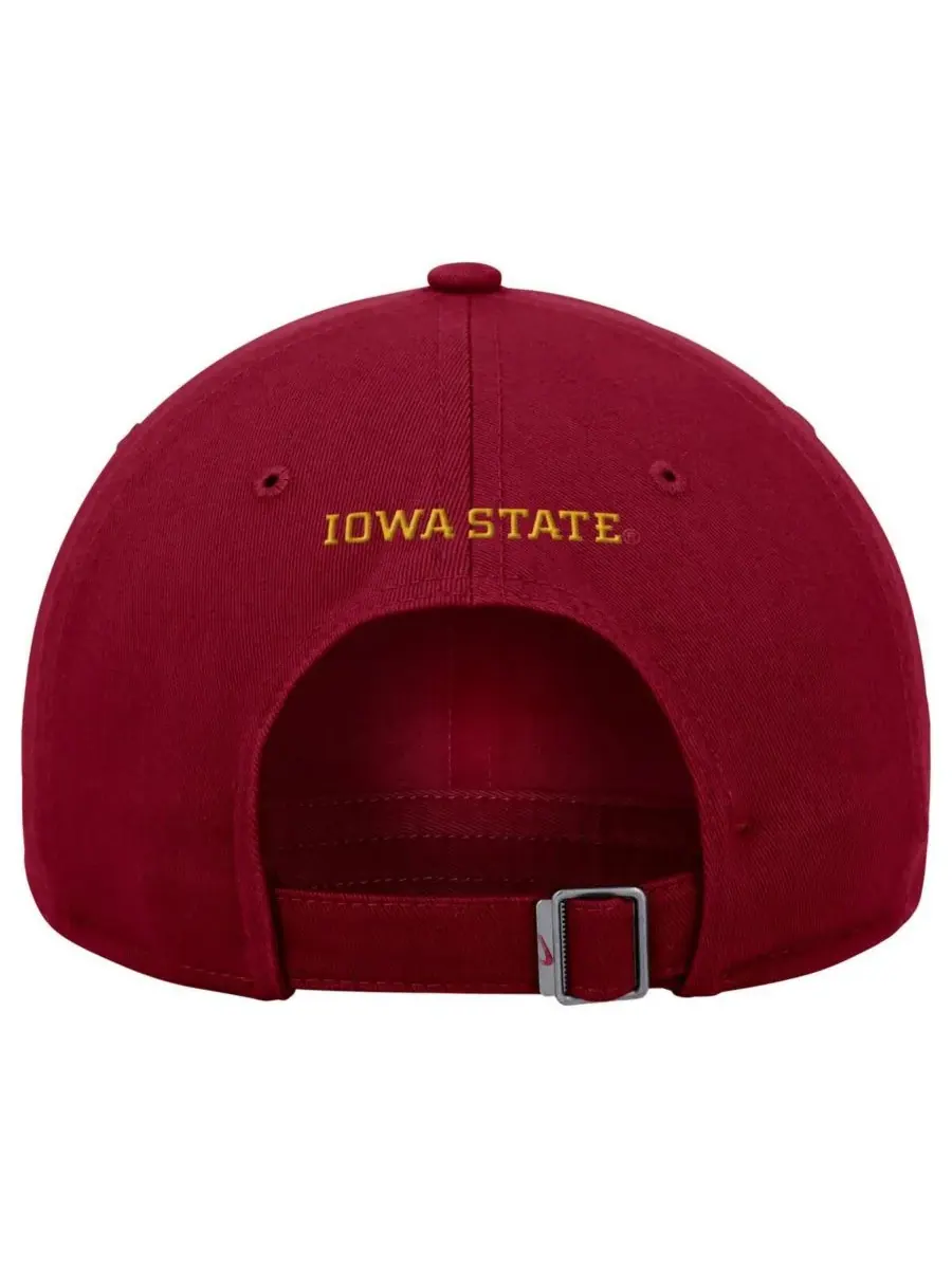 Мужская регулируемая кепка Cardinal Iowa State Cyclones Club Nike — изображение 2 из 2, красный