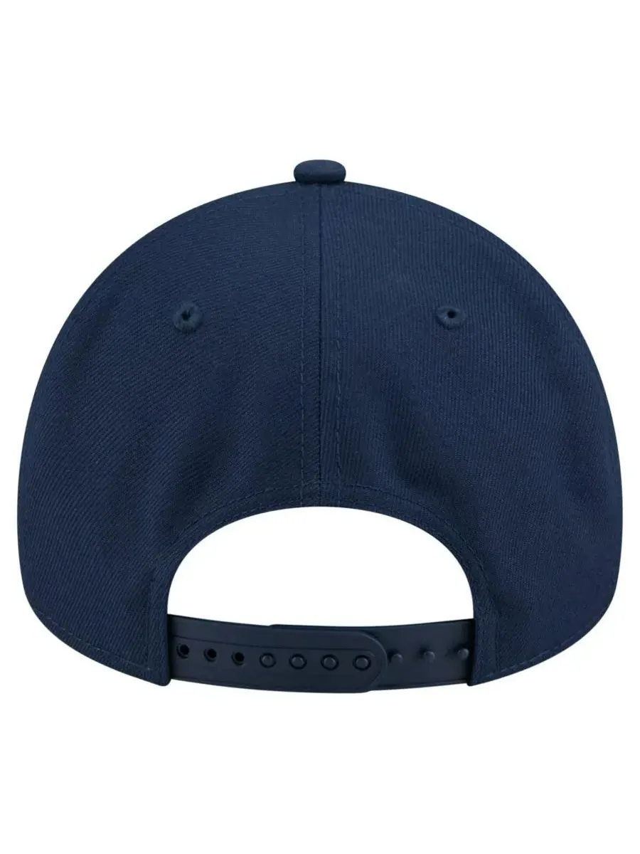 New Era Мужская кепка Indiana Fever Core Logo A-Frame 9FORTY темно-синего цвета с регулируемым — изображение 4 из 4