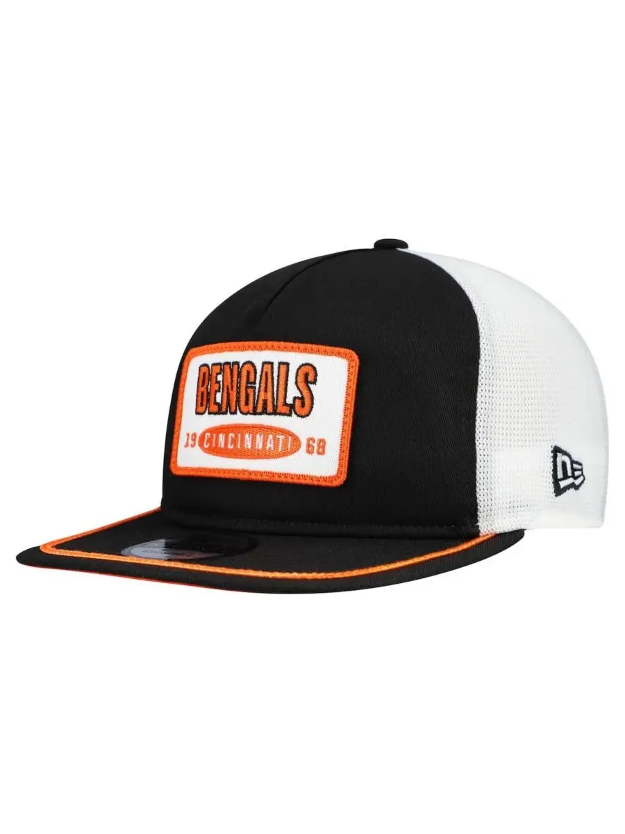 New Era Мужская регулируемая кепка с нашивкой Cincinnati Bengals 19TWENTY