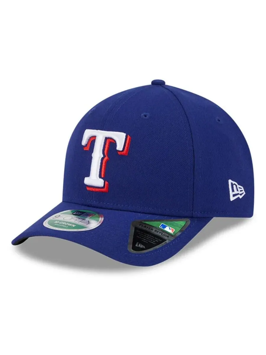 Мужская регулируемая бейсболка Royal Texas Rangers Player Replica 9FORTY New Era