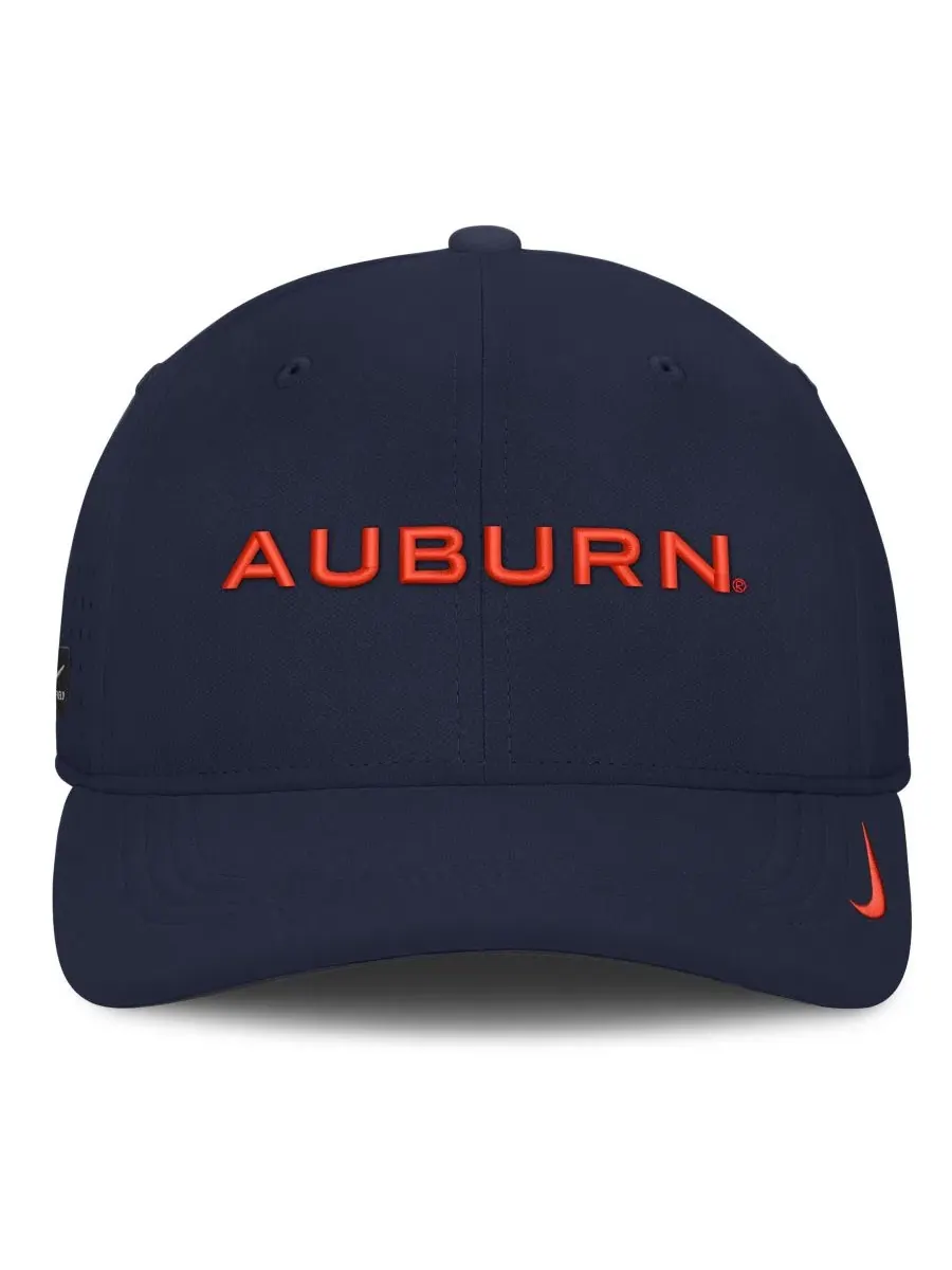 Кепка Nike Auburn Tigers Gameday Aerobill Swooshflex Dri-FIT — изображение 2 из 5, темно-синий