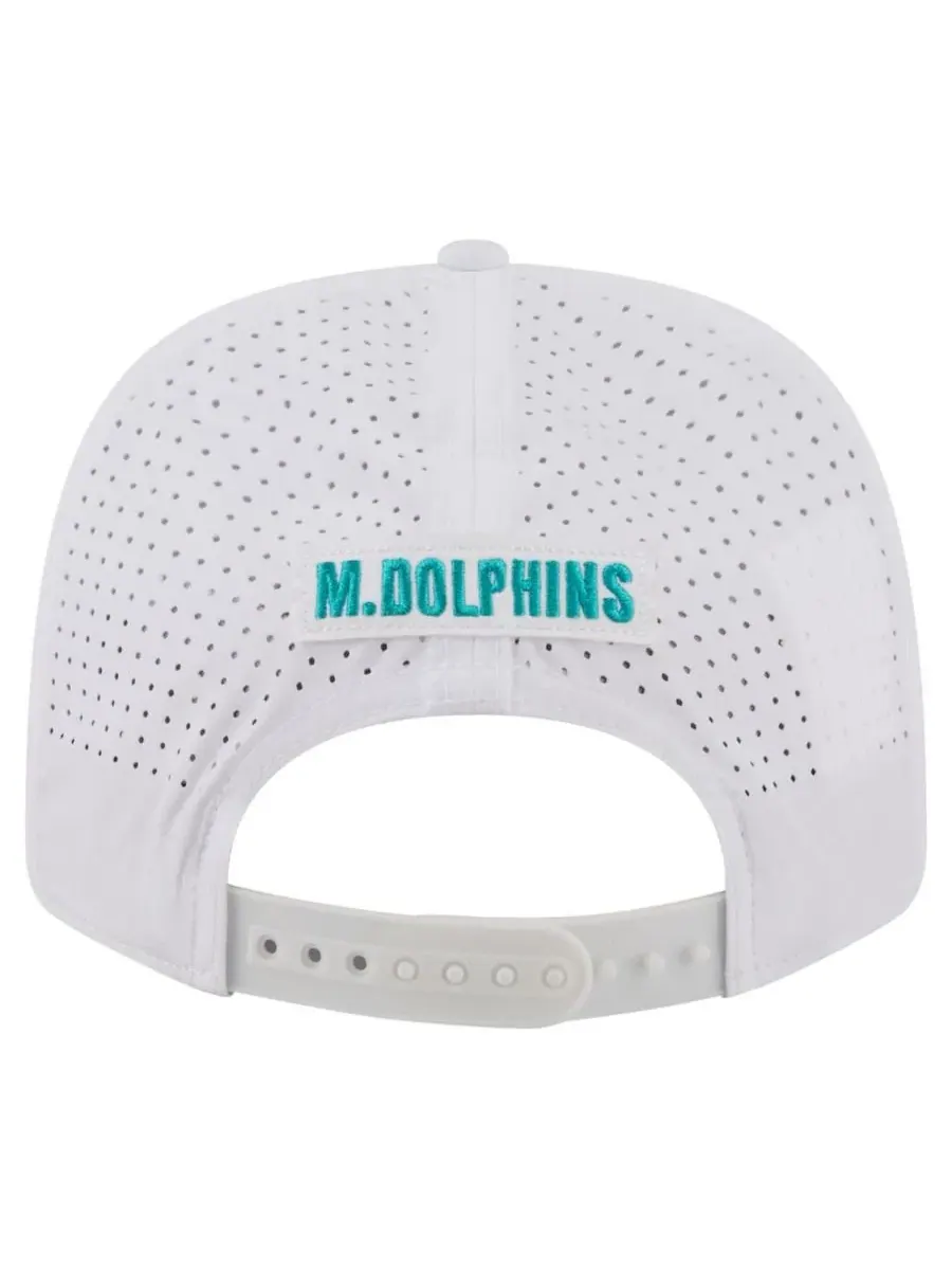 Бейсболка New Era 9SEVENTY с вышивкой Miami Dolphins — изображение 3 из 5, белый