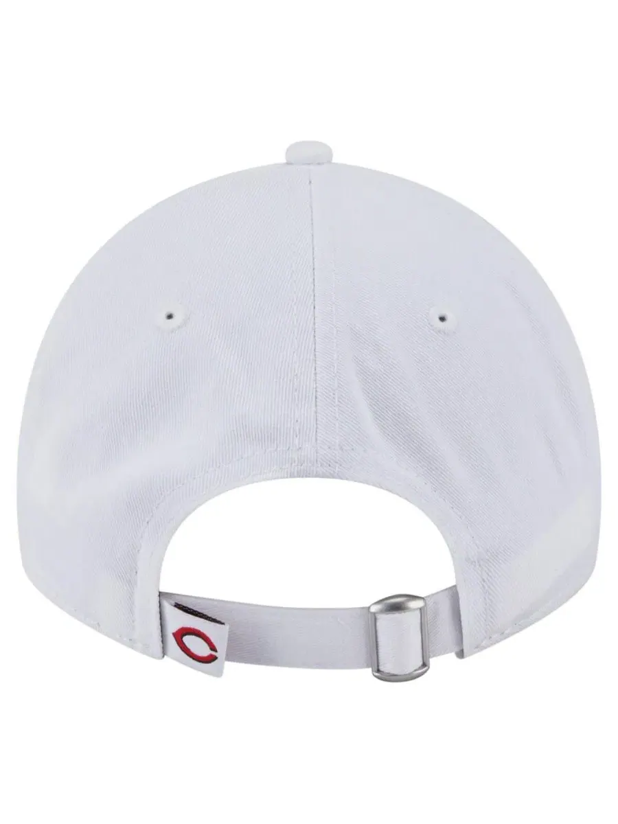 Бейсболка New Era с вышивкой Cincinnati Reds — изображение 4 из 4, белый