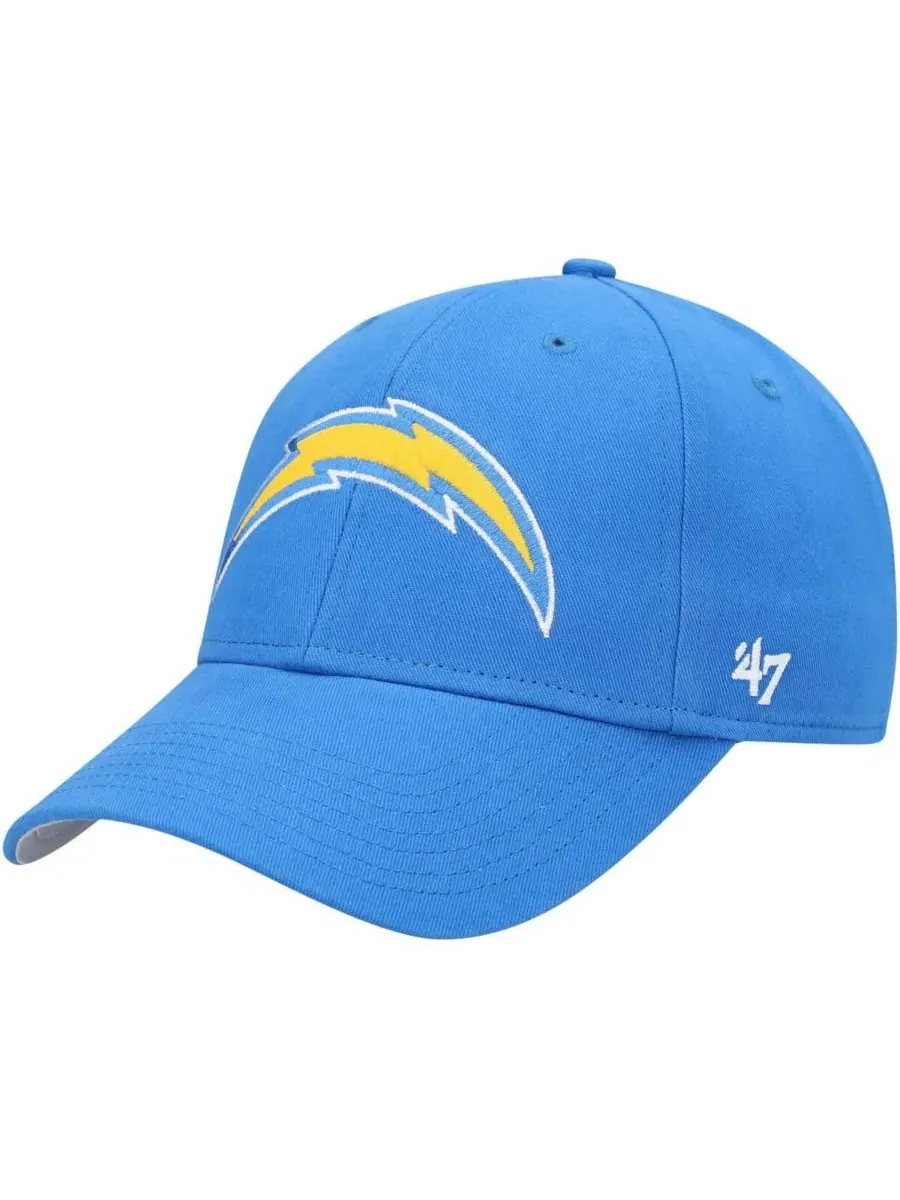 Бейсболка Los Angeles Chargers Basic MVP с регулируемым ремешком '47 Brand