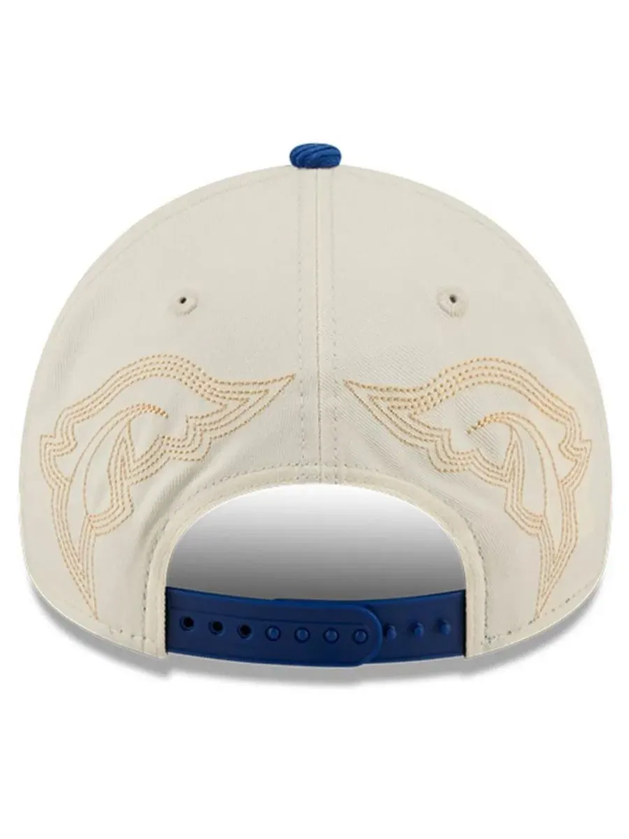 Кепка-ковбойка New York Mets Western Stitch 9FORTY A-Frame New Era — изображение 3 из 5, серый